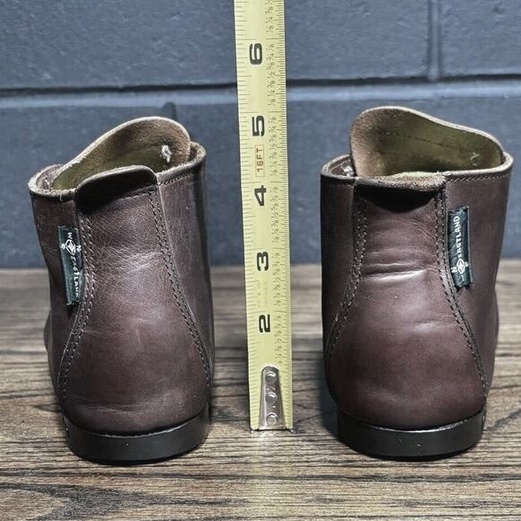 Vintage EASTLAND Brown Leather Peasant Shoe Moccasin Bootie Women’s 7 M - Picture 4 of 8